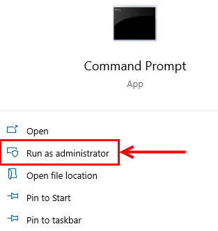 Run as Administrator Run as Administrator