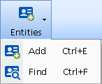 Visualizer Toolbar Entity Add and Find Visualizer Toolbar Entity Add and Find
